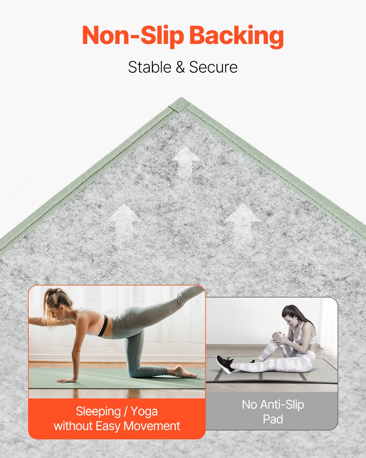 Japanese Tatami Mat, Queen Size Foldable Mattress (Natural Rush Grass), Non-Slip Backing