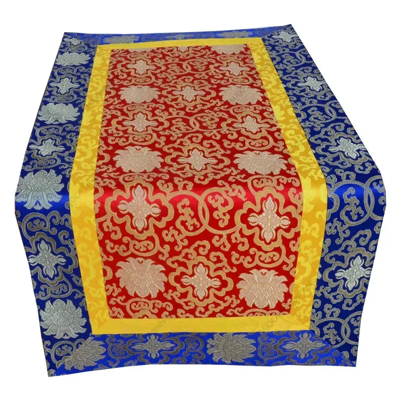 Tibetan Buddhism TableCloth High Quality Silk Satin Classical Home Religion Decorative Cover Buddhist Temple