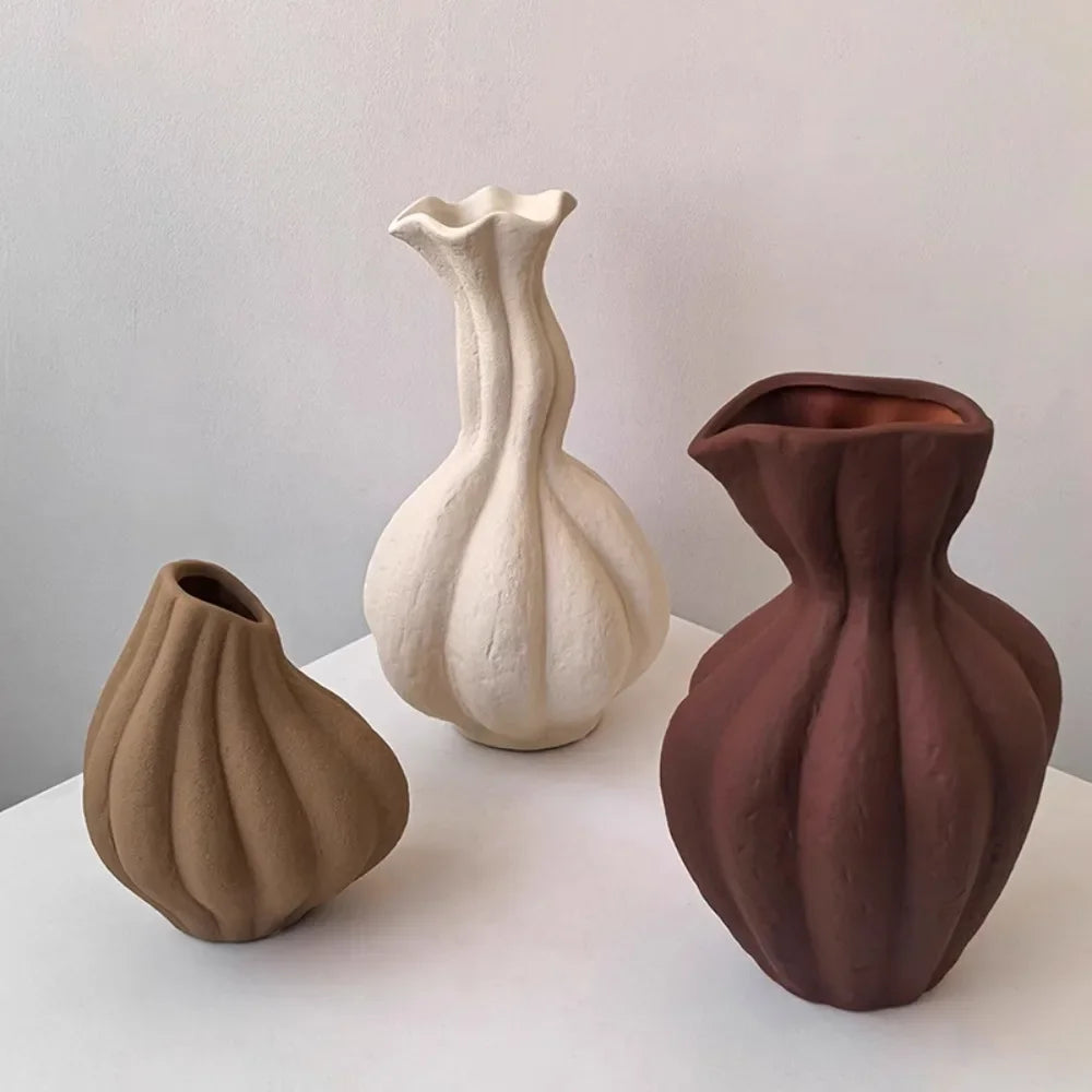 Livetai Wabi-Sabi handgefertigte Keramikvase