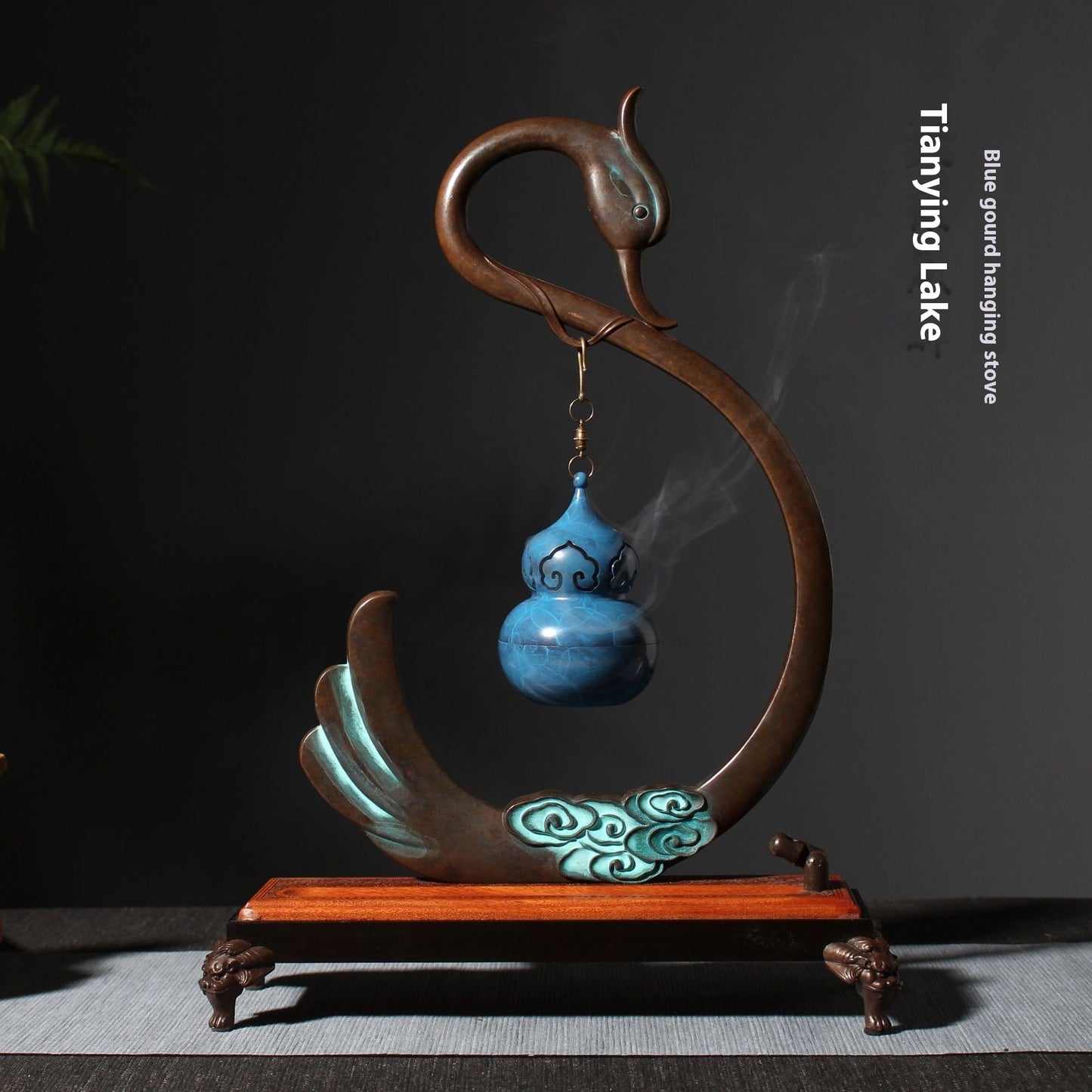 Chinese Swan Altar and Incense Burner