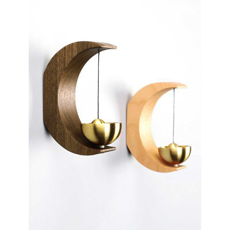 Japanese Suction Wind Chime Solid Wood and Reminder Bell