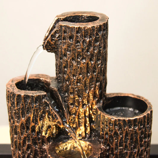 New Table Waterfall Fountain Feng Shui Water Fountain Indoor Ornaments Resin Handicrafts Office Home Decor Gifts Drop Shipping