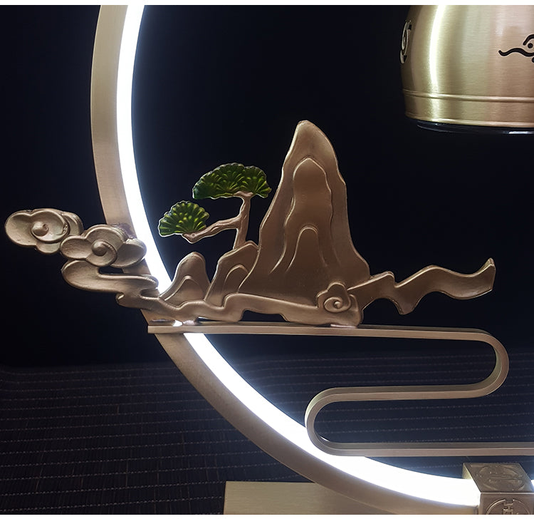 New Chinese Copper Altar and Fountain with Lights, Sound and Aromatherapy