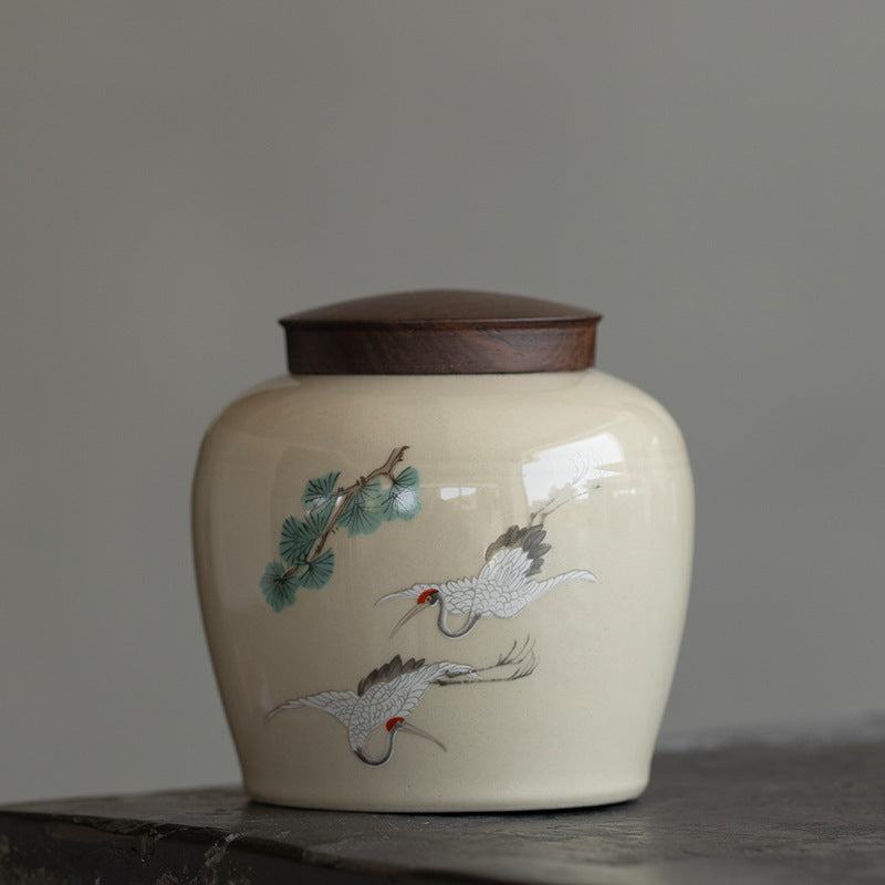 Porcelain Tea Storage Jar