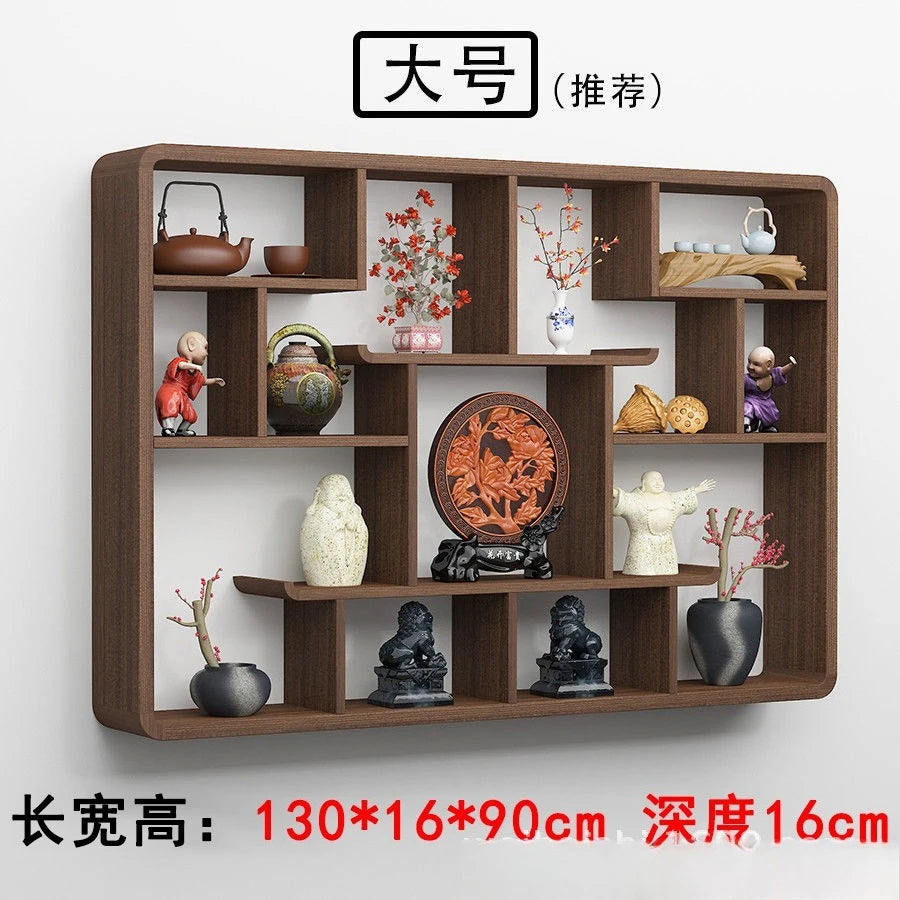 Solid Wood Duobao Bogu Display Shelf | Modern Chinese Curio Etagere