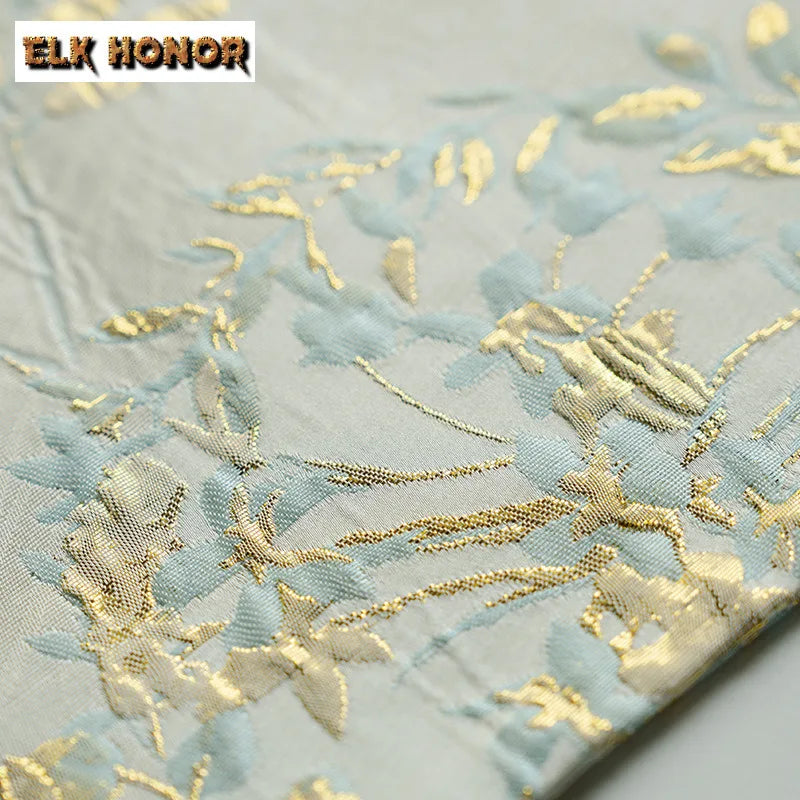 Golden Silk Pear Flower Tea Mat Double-sided Zen Tea Flag Tea Table Mats Creative Drink Coaster Dinner Table Cloth Mat Teaware