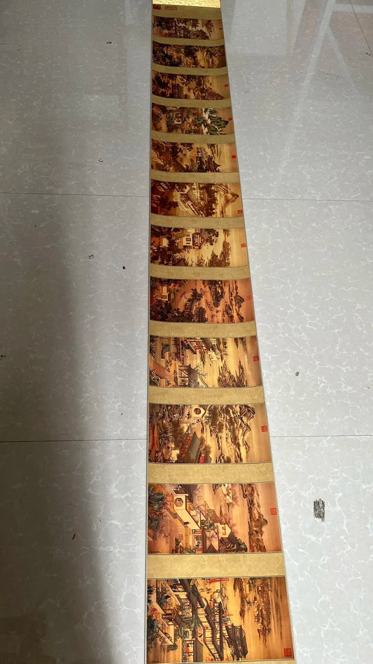 Lang Shining’s “Twelve Months” Painting – Scroll Painting Mural