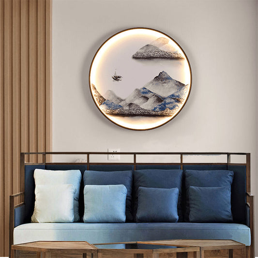 Fashionable Chinese Mural Porch Corridor Lamp