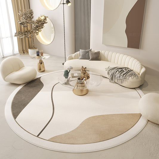 Japanese Minimalist Living Room Printed Carpet