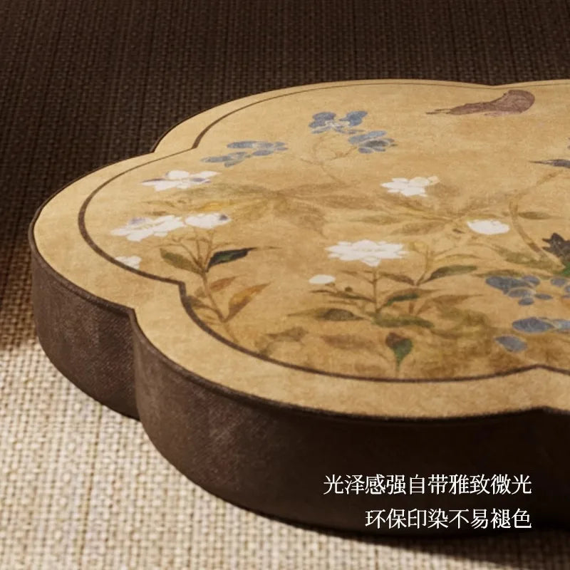Foldable New Chinese Tatami Meditation Mat – Portable Floor Sitting & Kneeling Cushion