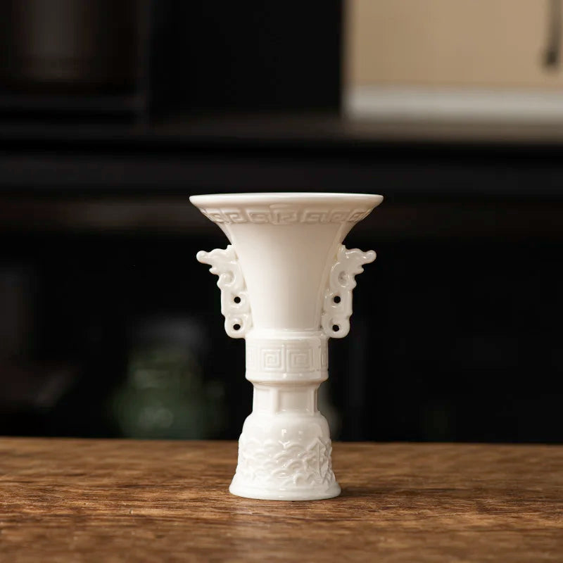Dehua Ceramic Celadon Tea Cup Antique Drinkable Master Kung Fu Tea Set Drink Anti-scalding Tea Bowl