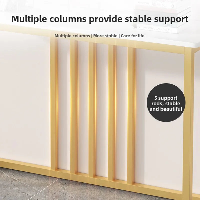 Firm Light luxury entrance table Entry entrance table against the wall side table entrance frame entry door sturdy and durable