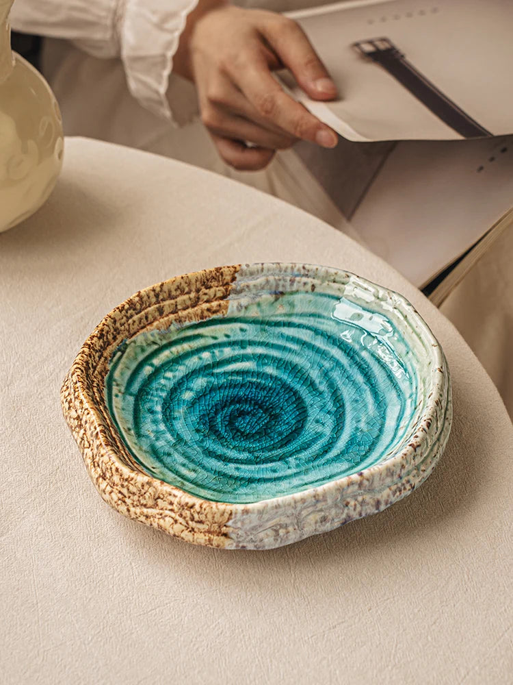 8-Inch Retro Ceramic Ramen & Noodle Bowl – Chinese & Japanese Tableware