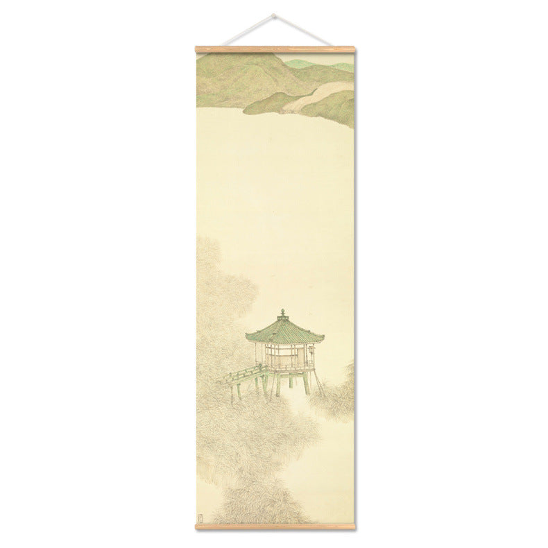 Scroll Paintings of Murals Often Hung In Japanese Food Shops