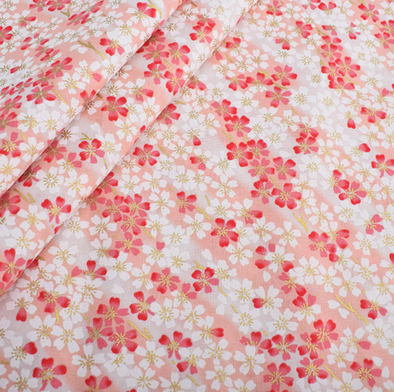 Japanese Style with Wind Stamping Handmade Fabric