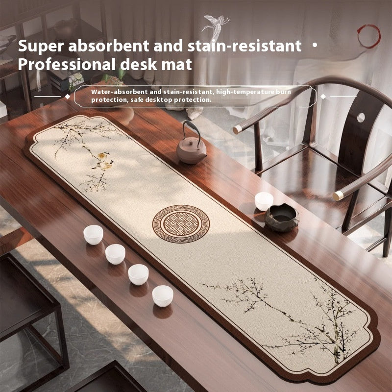Chinese Style Cloth Absorbent Tea Table Runner