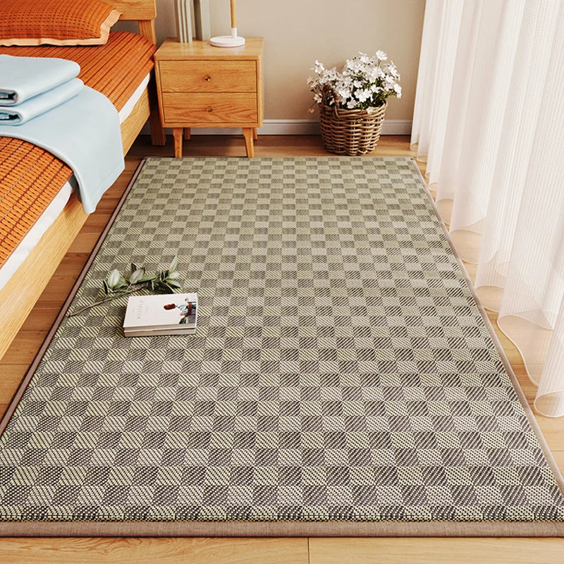 Faltbare japanische Tatami-Rattanmatte – Kühlende Sommer-Bodenmatte