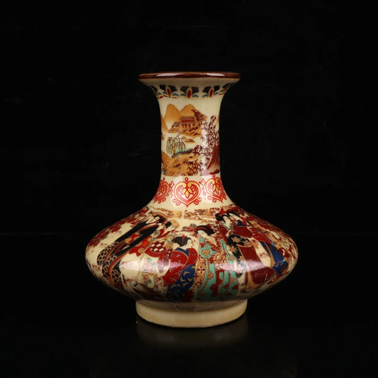 Exquisite Chinesische Alte Sammlerstück Handgemachte Porzellan Bemalte Japanische Kaiserinwitwe Vorratsvase