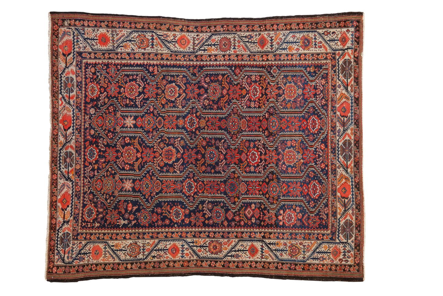 5.5 x 6.5 Antique Fine Malayer Carpet