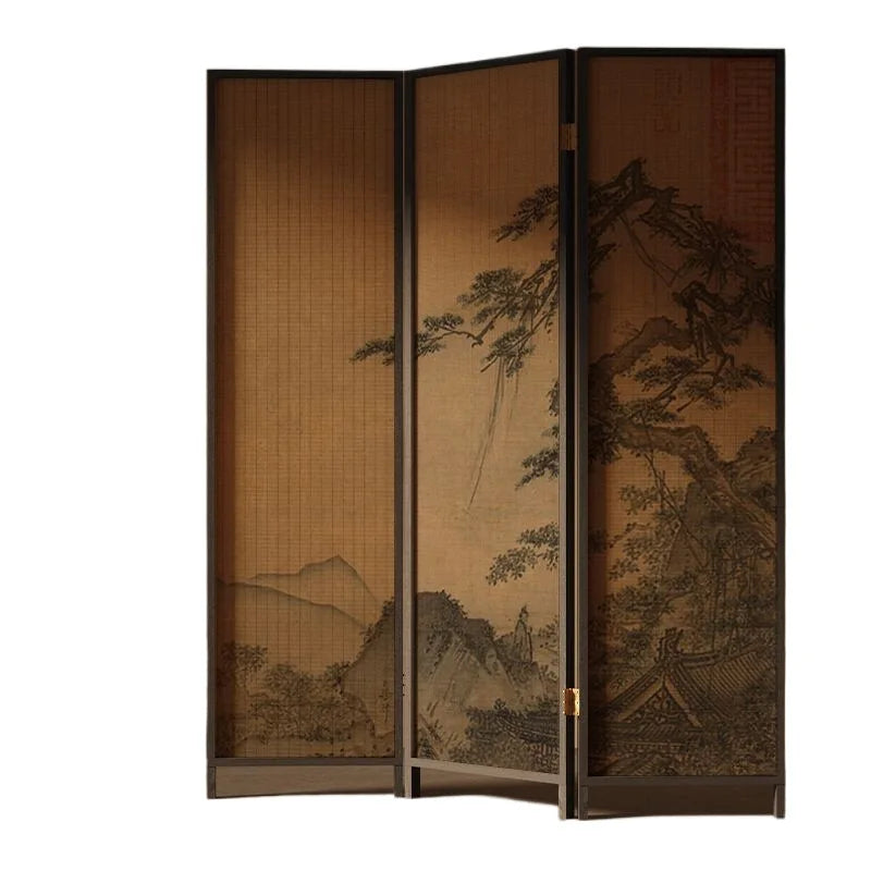 Zen Roon Dividers Chinese Zen Room Divider Screen – Wabi‑Sabi Song‑Style Partition – Far ...