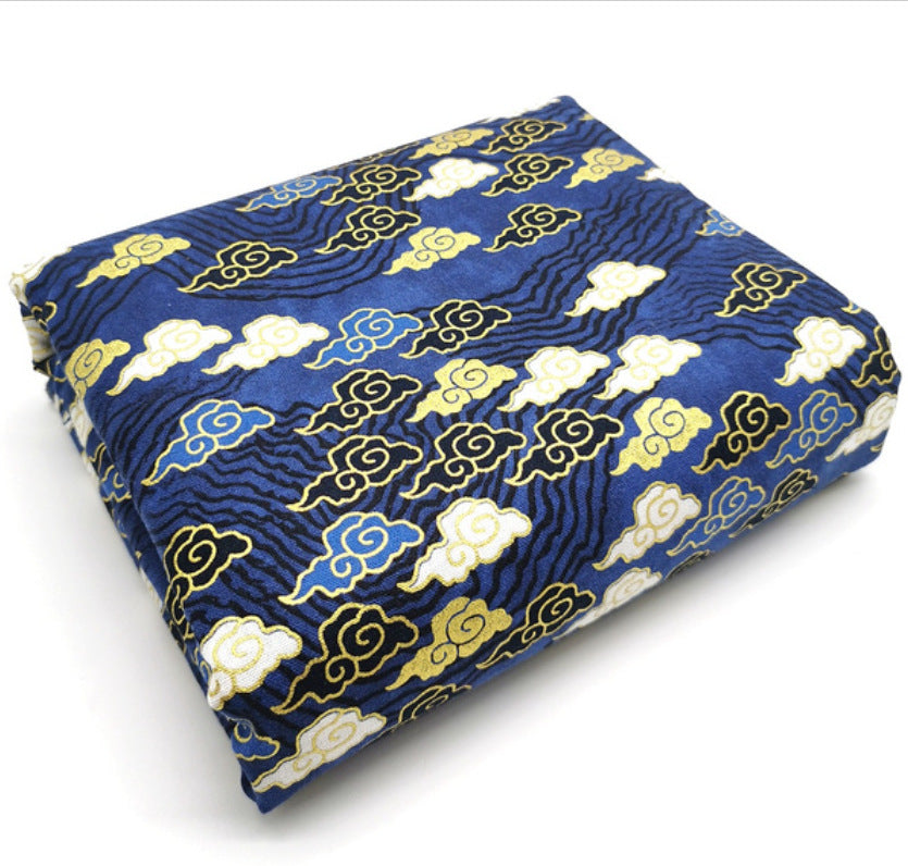 Japanese Style with Wind Stamping Handmade Fabric