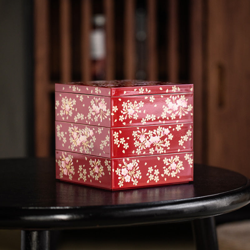 Japanese-Style Resin Multi-Layer Jewelry Box, Wedding Gift