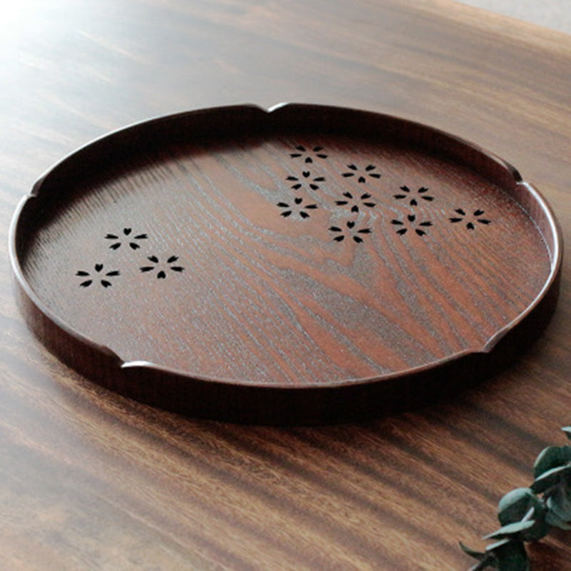 Shallow Sakura Japanese Fruit Plate