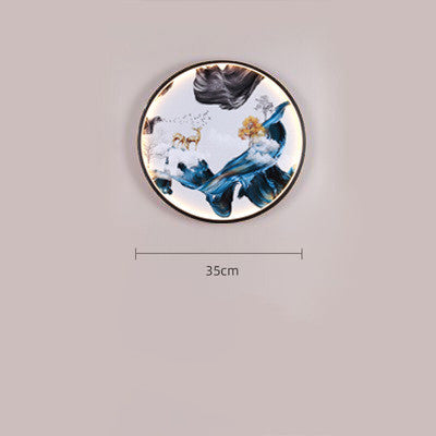 Fashionable Chinese Mural Porch Corridor Lamp