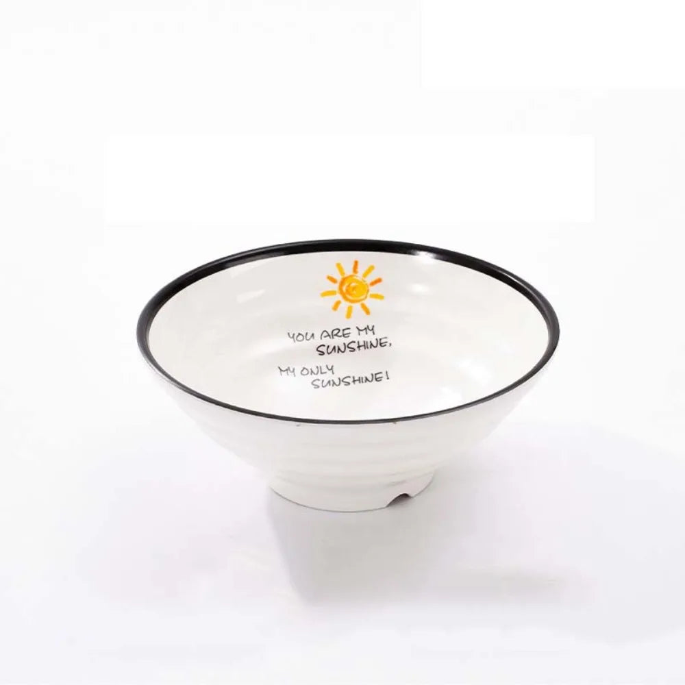 Shatterproof Melamine Ramen & Noodle Bowl – Japanese Commercial-Grade Soup Bowl