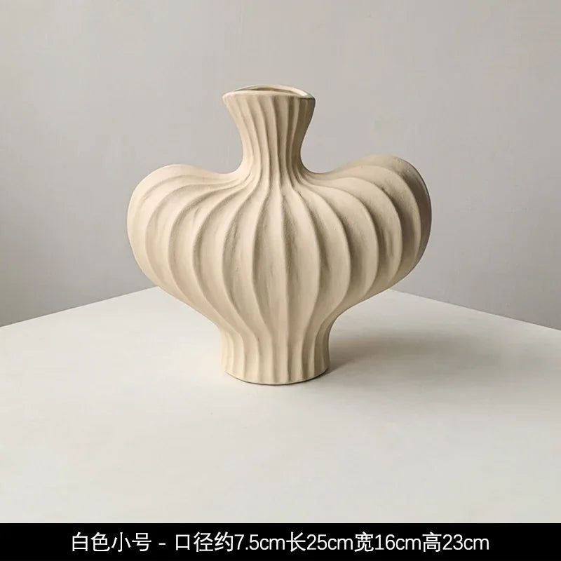Livetai Wabi-Sabi handgefertigte Keramikvase