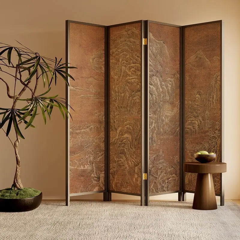 Zen Roon Dividers Chinese Zen Room Divider Screen – Wabi‑Sabi Song‑Style Partition – Far ...