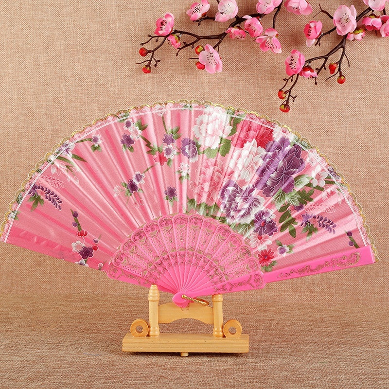 Silk Cloth Phnom Penh Chinese Traditional Dance Fan