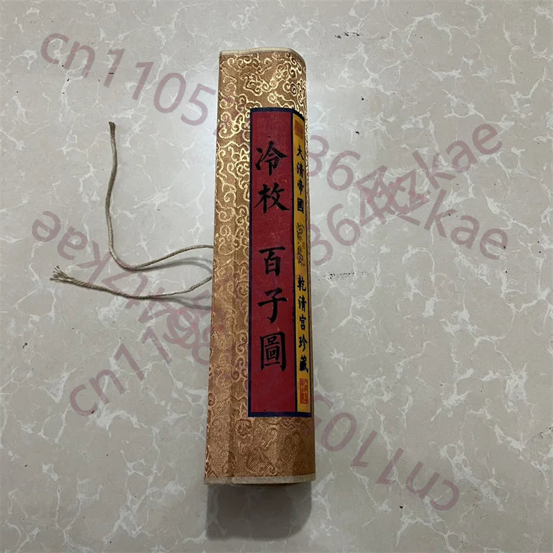 Leng Mei “Hundred Sons” Long Scroll – Chinese Figure Painting on Paper (30×220cm)