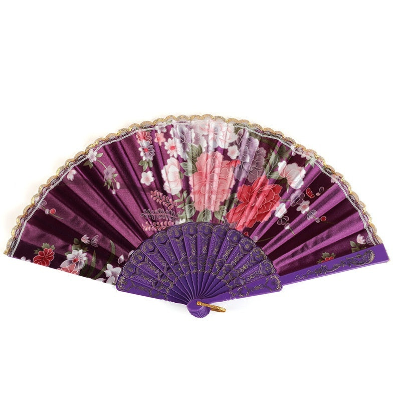 Silk Cloth Phnom Penh Chinese Traditional Dance Fan