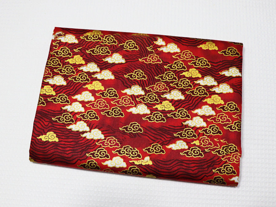 Japanese Zefeng Gilding Cotton Printed Clothing Fabric