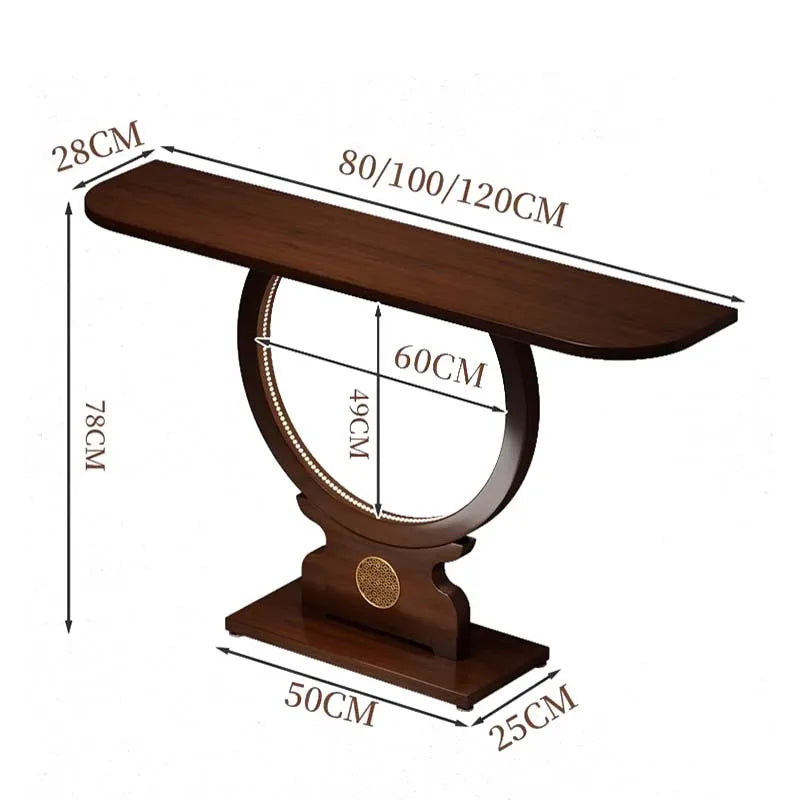 Elegant Vintage Console Table – Narrow Antique-Style Accent Table