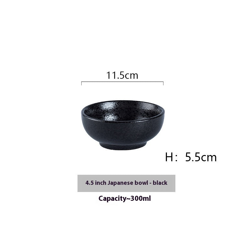Japanese Style Porcelain Rice Bowls