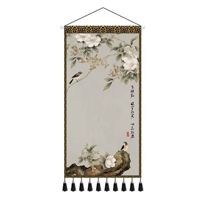 Chinese Style Water Shengcai Large Tapestry