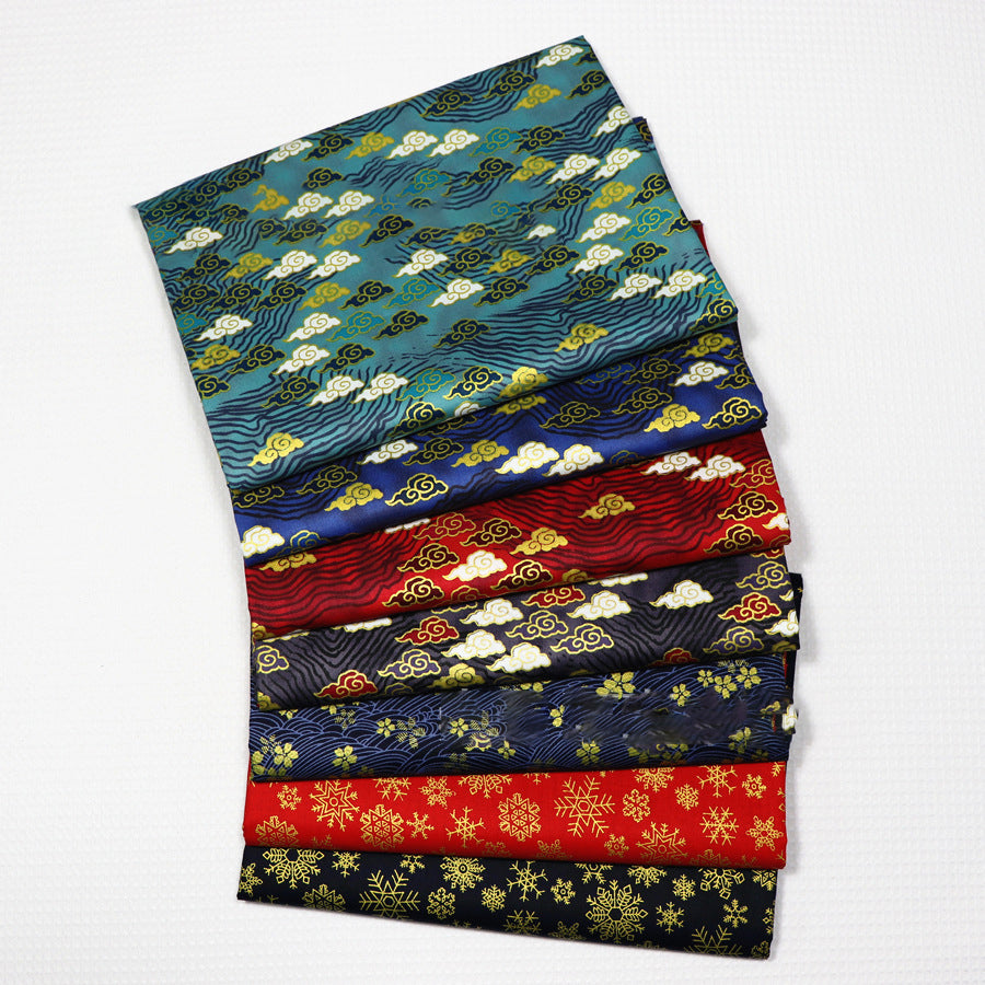 Japanese Zefeng Gilding Cotton Printed Clothing Fabric