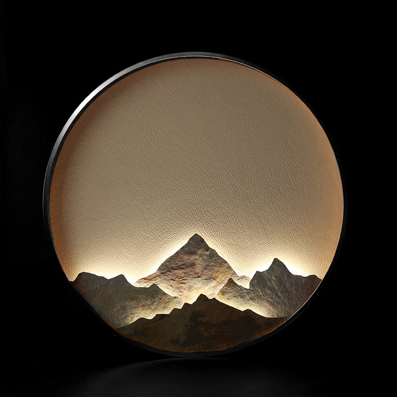 Modern Chinese Style Round Wall Art