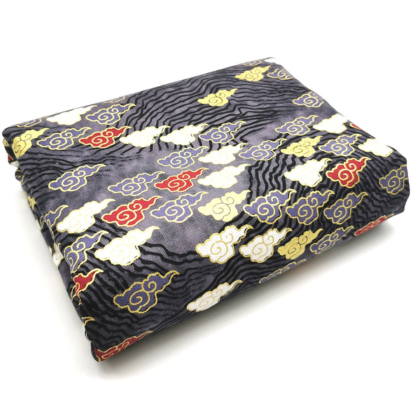 Japanese Style with Wind Stamping Handmade Fabric