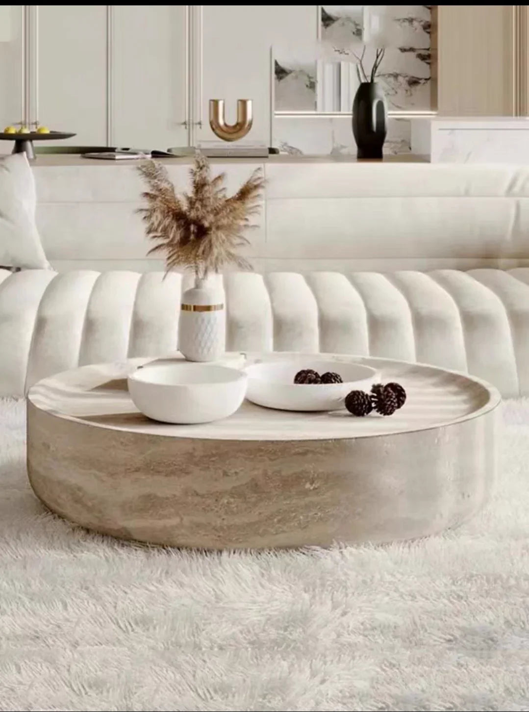 Clear Japanese Industrial Simple Cute Space Saving Coffee Table Unique Mesas Bajas Living Room Furniture Luxury Round Side Table