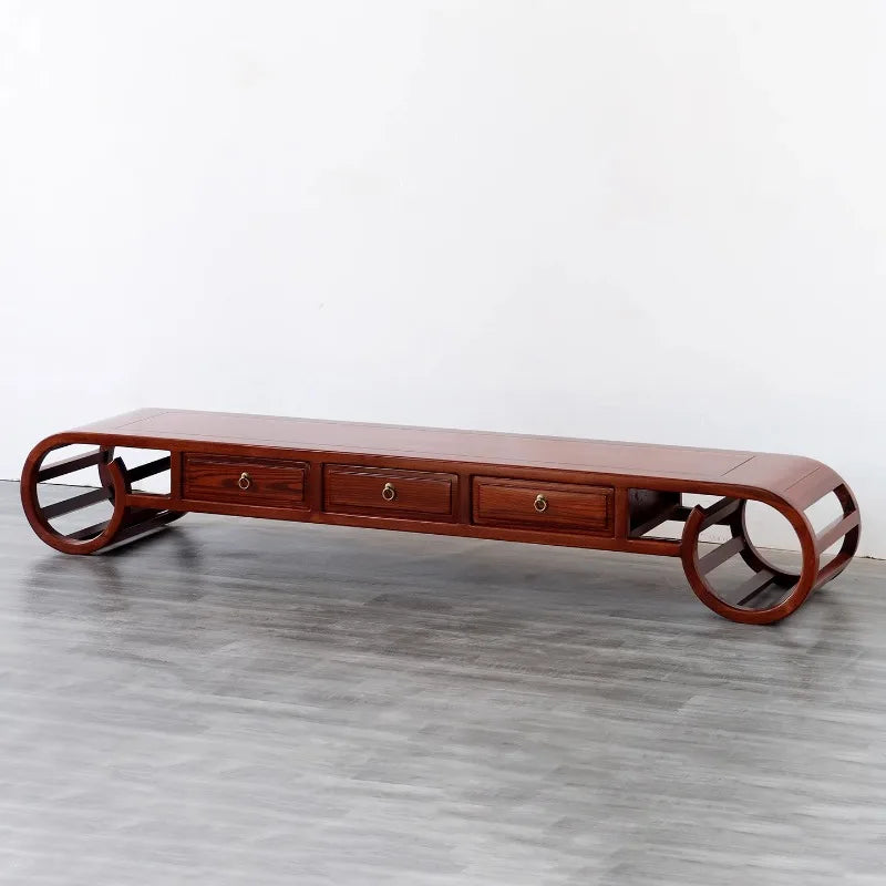 Chinese Vintage Tv Stand Mid Century Simple Classic Unique Tv Stand Rustic Premium Muebles De Salón Tv Unit Furniture