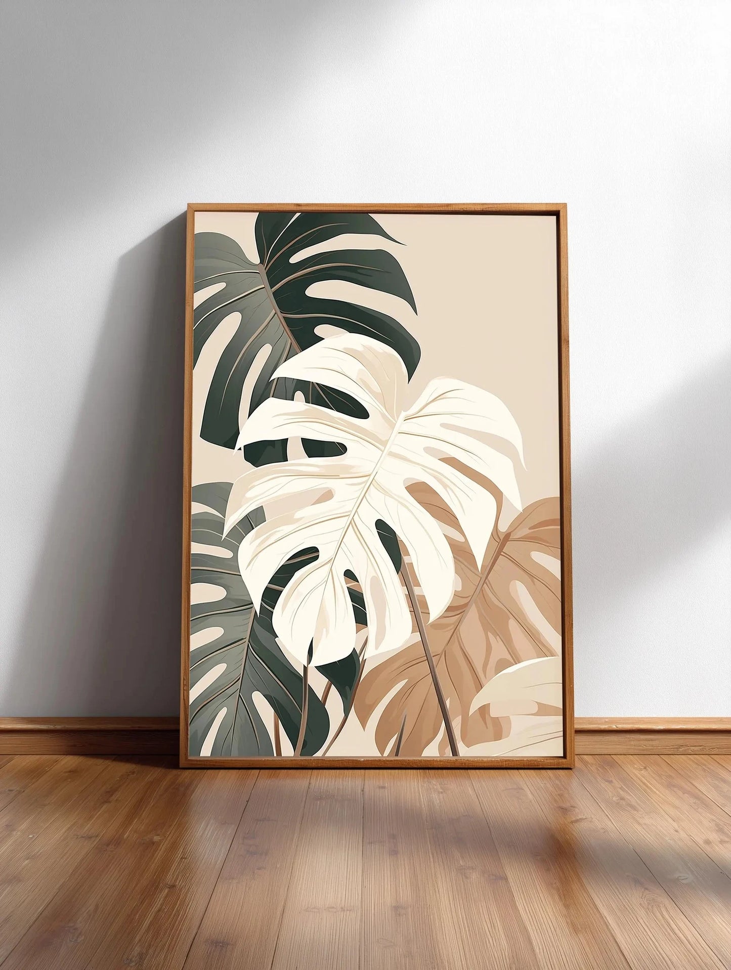 Minimalist Japanese Bamboo Forest & Crane Zen Wall Art Print