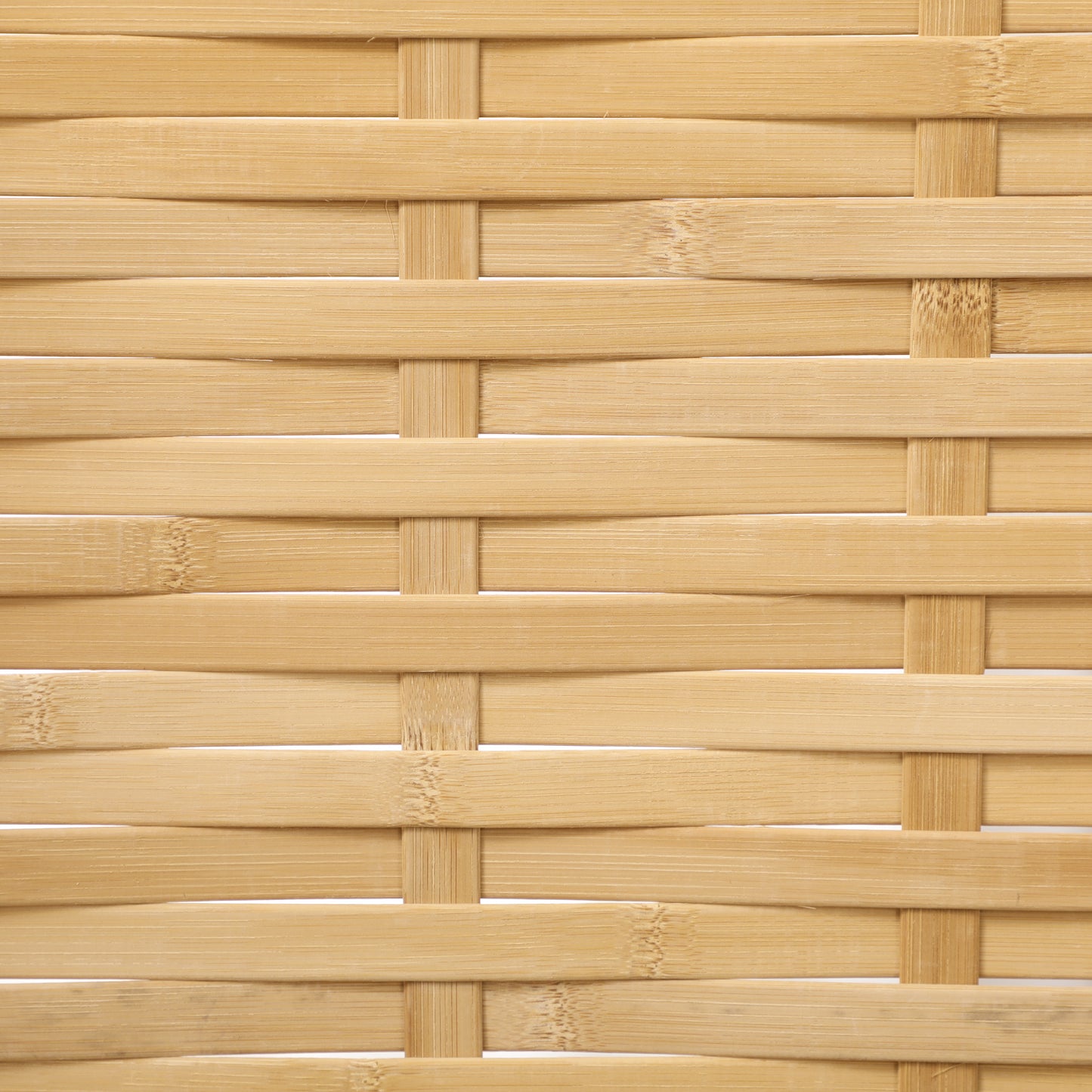 Hand Woven Room Divider, 4 Panel Bamboo Folding Privacy Screen for Home Office, 47.25"x67"x0.75", Natural