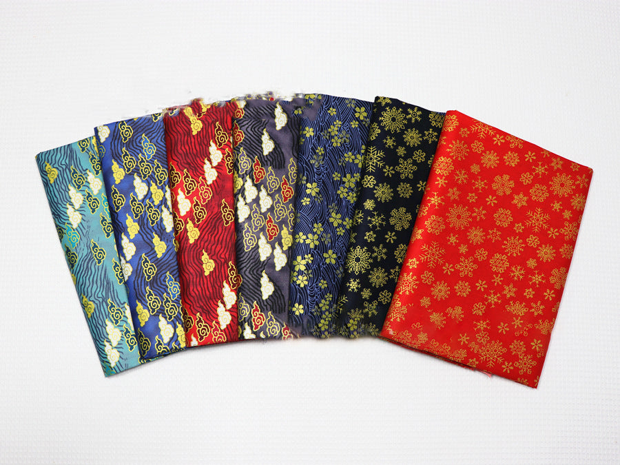 Japanese Zefeng Gilding Cotton Printed Clothing Fabric
