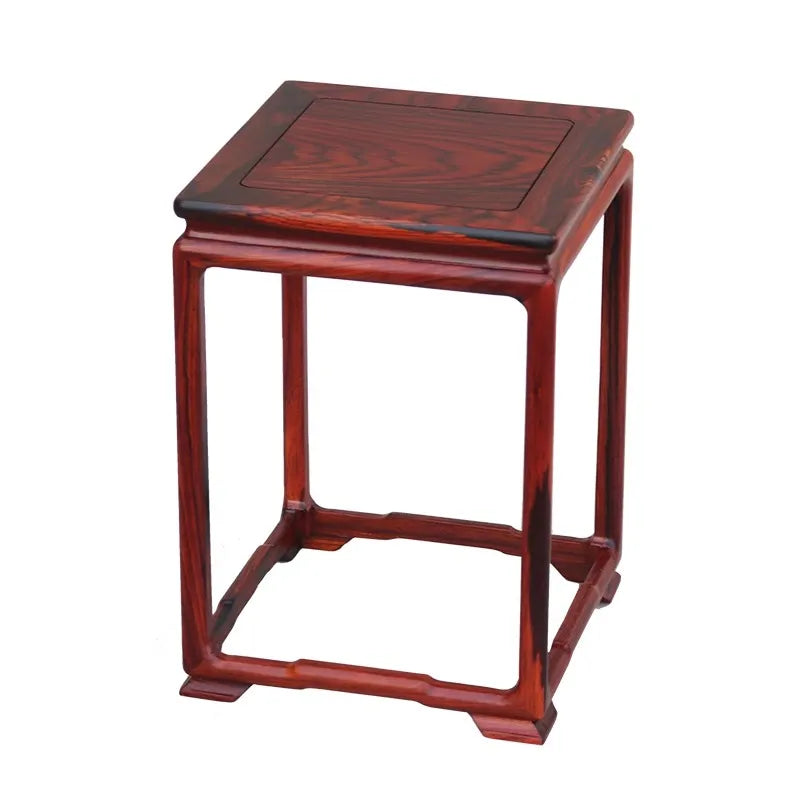 Ming & Qing Classical Solid Wood Flower Stand – Ming-Style Mortise & Tenon Pedestal Table