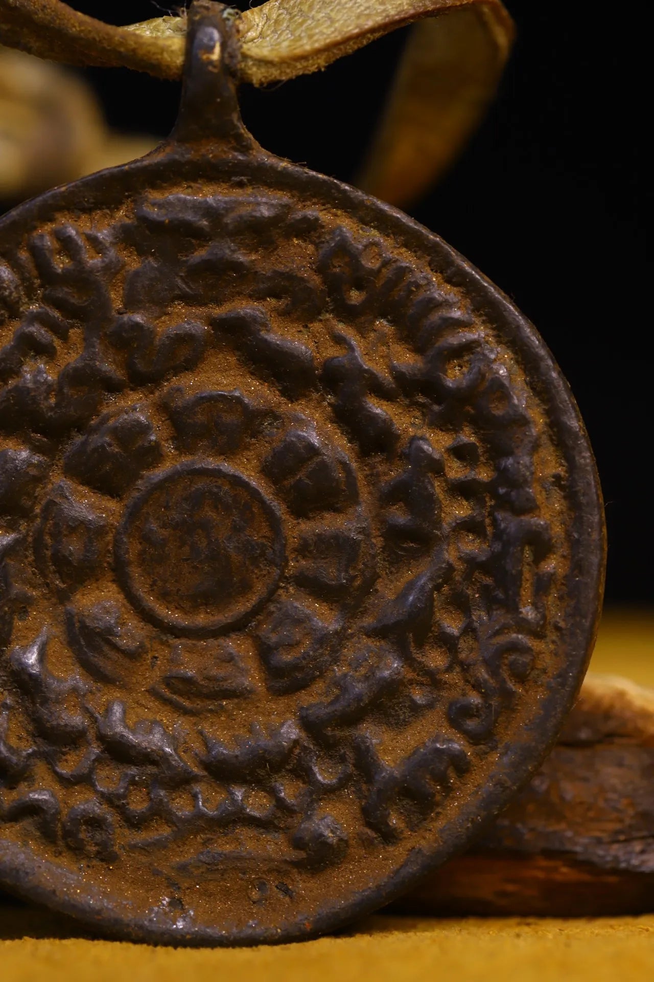 2" Bronze Cross Vajra Amulet – Temple Buddha Plate Protector