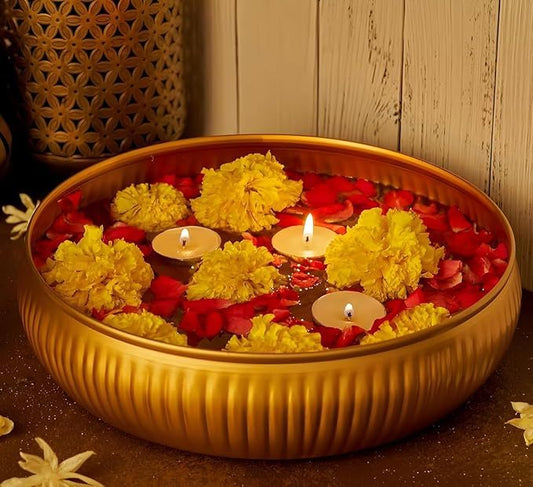 Decorative Urli Bowl | Potpourri Bowl for Floating Flowers and Tea