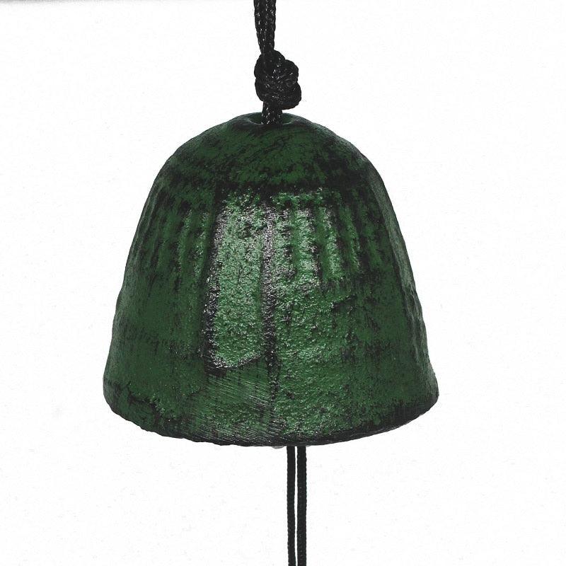 Campana de viento japonesa de hierro retro, campana colgante, campana de viento colgante para exteriores, adecuada para decoración de coches y hogares, campanas de viento para jardín, colgante de la buena suerte.
